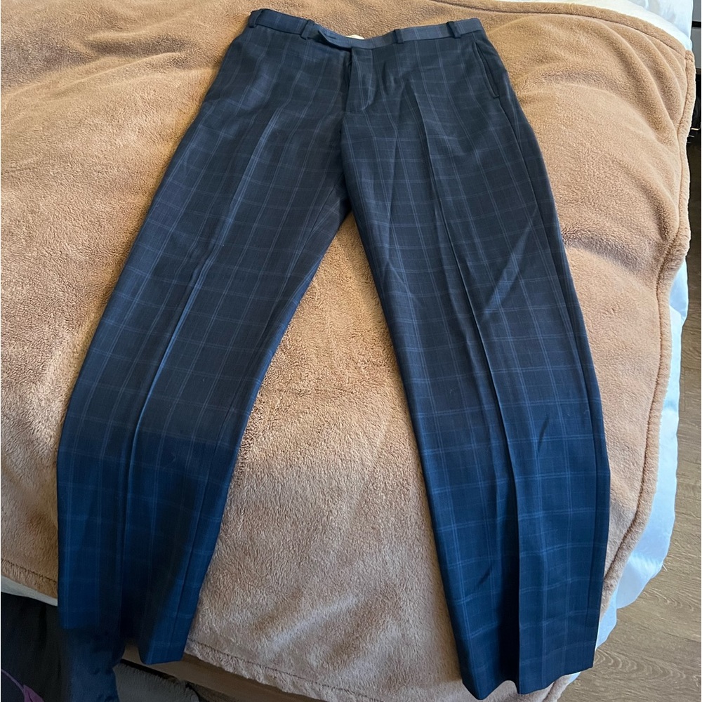 Brooks Brothers Men’s dress pants (W34/L36) blue plaid